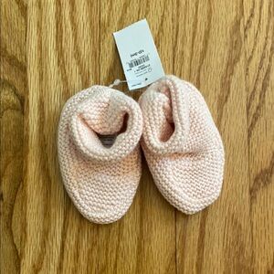 GAP Pink Knitted Baby Booties